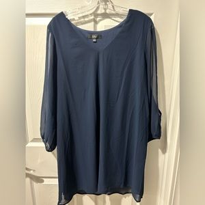 Lulus size L navy dress